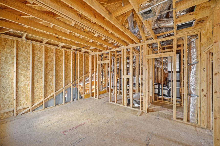 Spacious, unfurnished interior of a new home in Bridgeland, Cypress (Image 9).