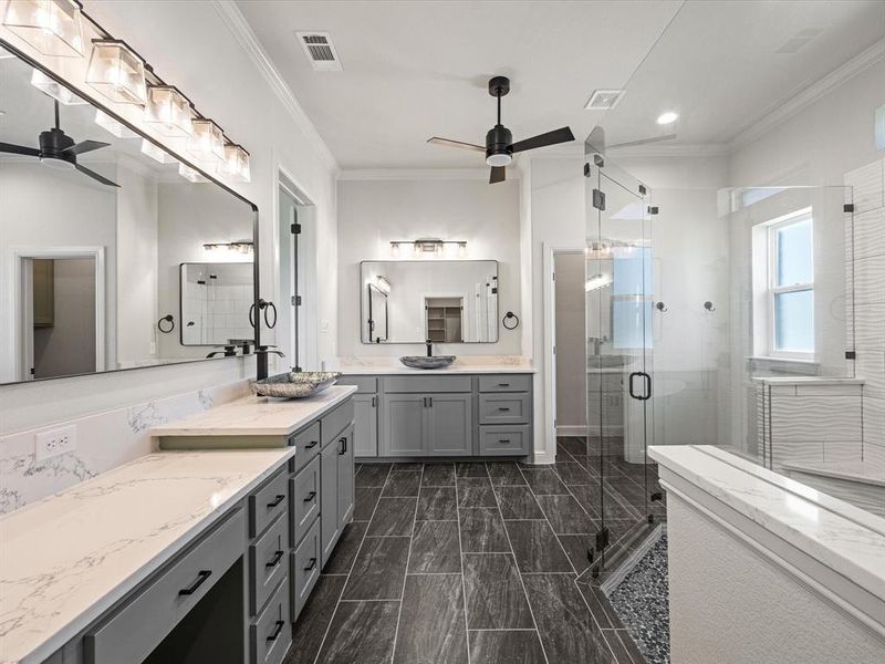 Furnished interior view inside a new home in , Decatur (Image 9).