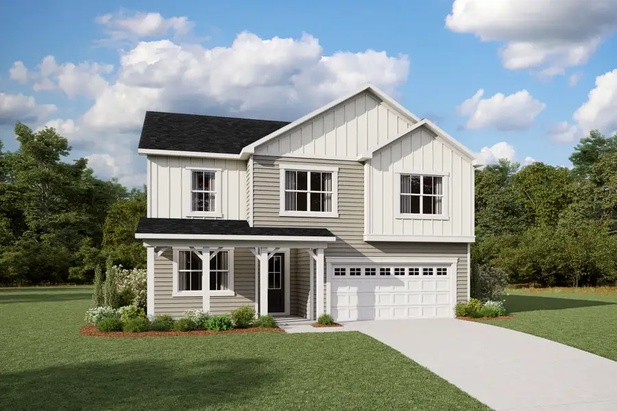 Representative exterior photo of a completed home built from the Teton by Mattamy Homes in Magnolia Park, Garner, NC (Image 2).
