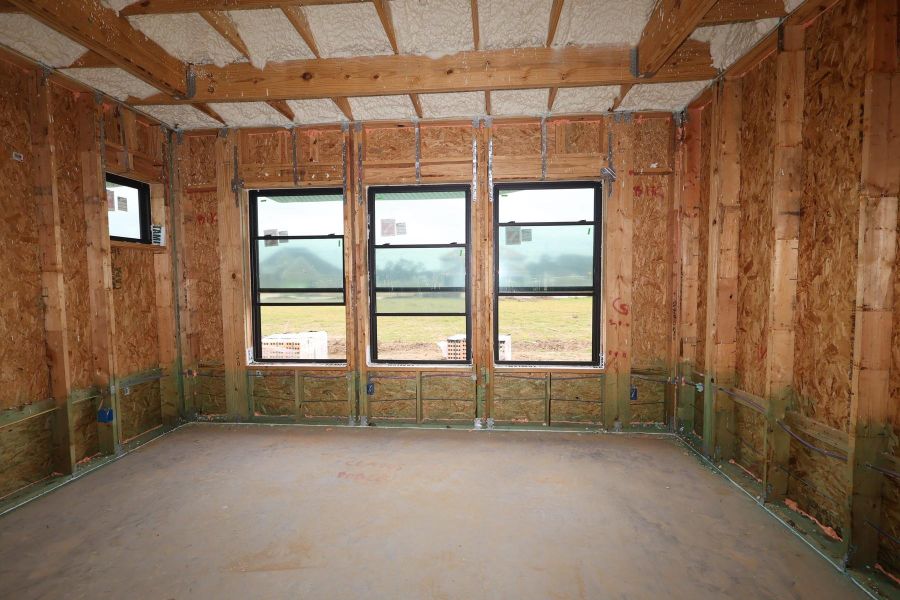 In-progress construction of a new home in Riceland - Summit Collection, Mont Belvieu, TX (Image 8). In-progress construction of a new home in Riceland - Summit Collection, Mont Belvieu, TX (Image 8).