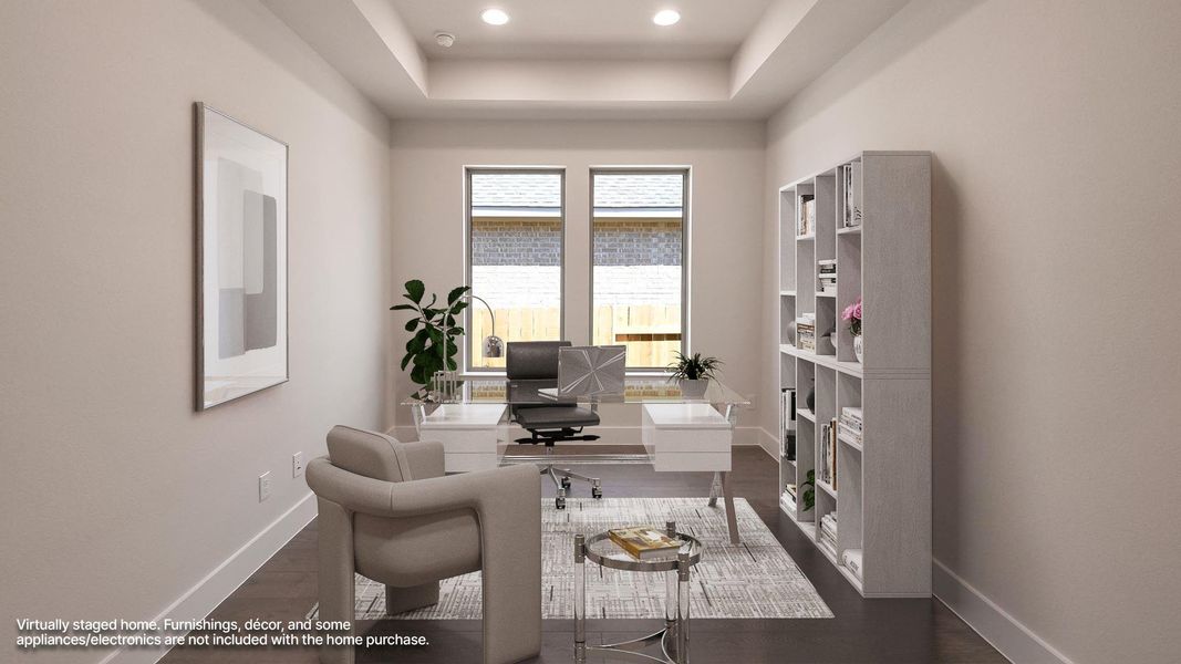 Furnished interior view inside a new home in Crosswinds, Kyle (Image 6). Furnished interior view inside a new home in Crosswinds, Kyle (Image 6).