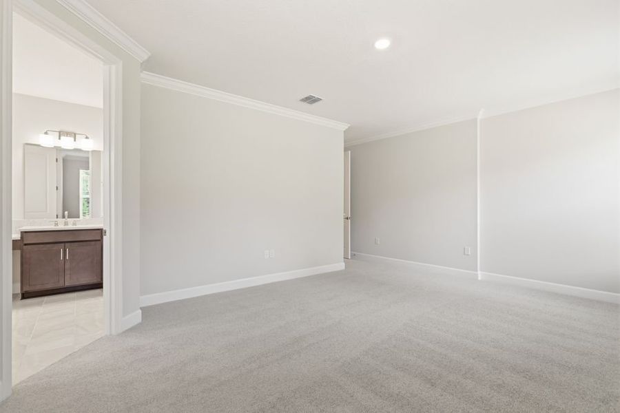 Spacious, unfurnished interior of a new home in Headwaters at Lofton Creek, Yulee (Image 16). Spacious, unfurnished interior of a new home in Headwaters at Lofton Creek, Yulee (Image 16).