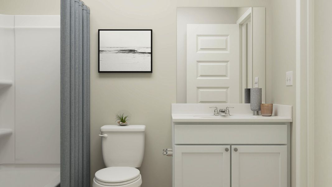 Furnished interior view inside a new home in Dawson Pointe, Summerville (Image 5).