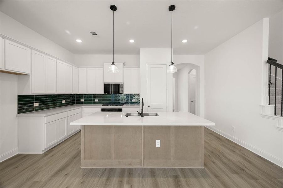 Furnished interior view inside a new home in The Oaks, Red Oak (Image 5). Furnished interior view inside a new home in The Oaks, Red Oak (Image 5).