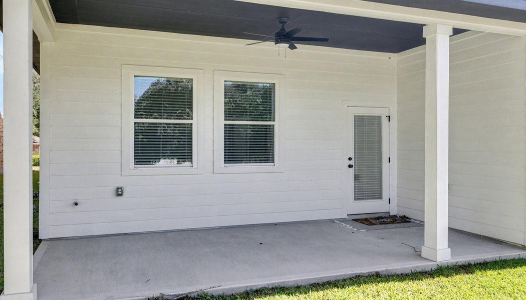 Exterior details and patio area of a home in , Willis (Image 24). Exterior details and patio area of a home in , Willis (Image 24).