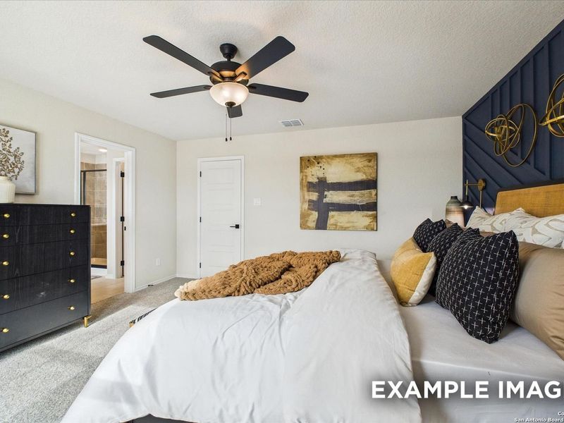 Furnished interior view inside a new home in Meadows at Oak Creek, San Antonio (Image 24). Furnished interior view inside a new home in Meadows at Oak Creek, San Antonio (Image 24).