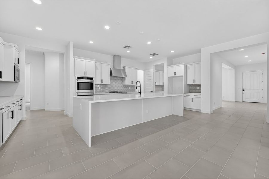 Furnished interior view inside a new home in Ellsworth Ranch, Queen Creek (Image 9).