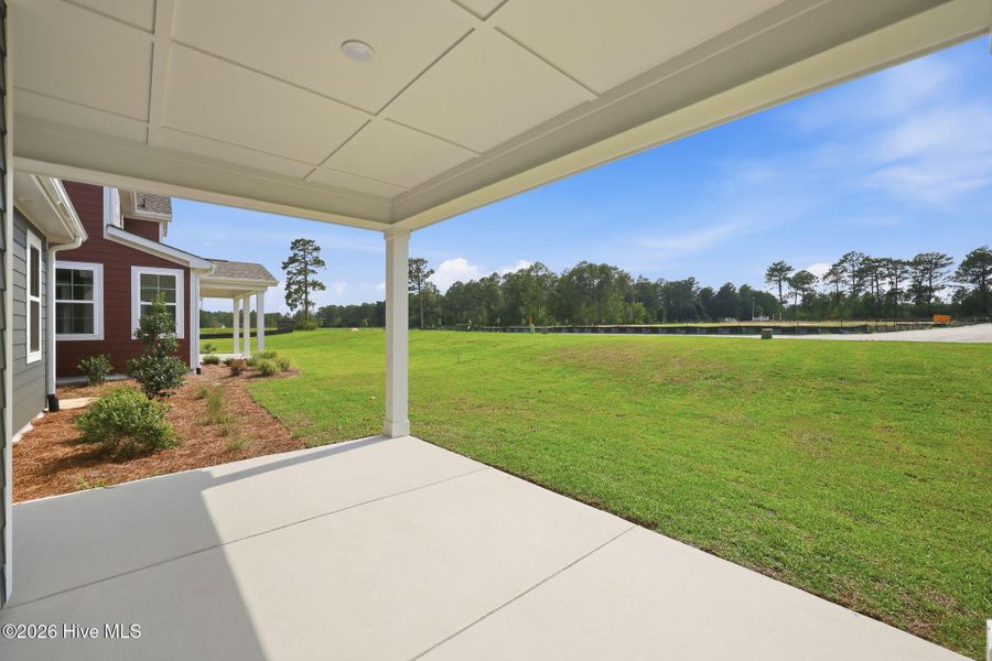 Exterior details and patio area of a home in Legacy Lakes, Aberdeen (Image 21).