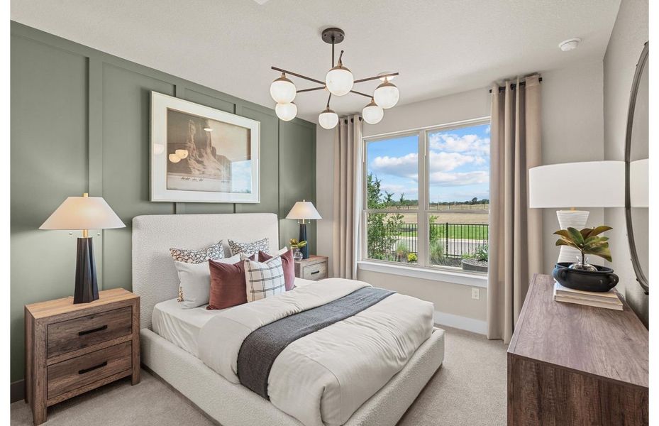 Furnished interior view inside a new home in Del Webb New Braunfels at Veramendi, New Braunfels (Image 6).