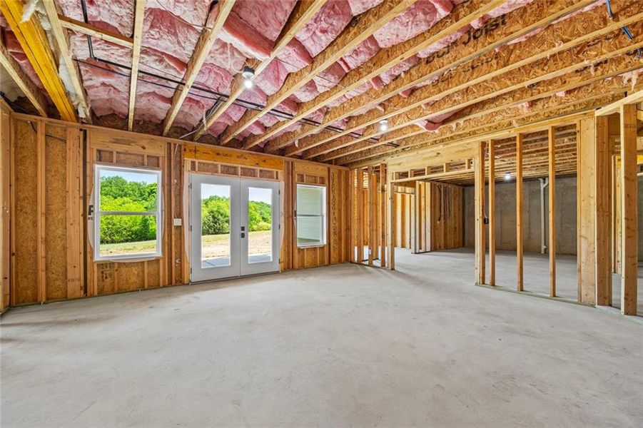 In-progress construction of a new home in , Monroe, GA (Image 78).
