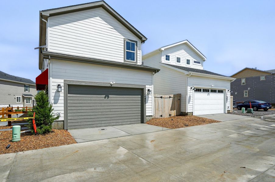 Representative exterior photo of a completed home built from the Aurora by Taylor Morrison in Parterre Horizon Collection, Thornton, CO (Image 22).