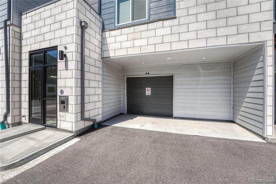 Front exterior of a new home in The Trails at Westcreek, Parker, CO, highlighting curb appeal (Image 22).