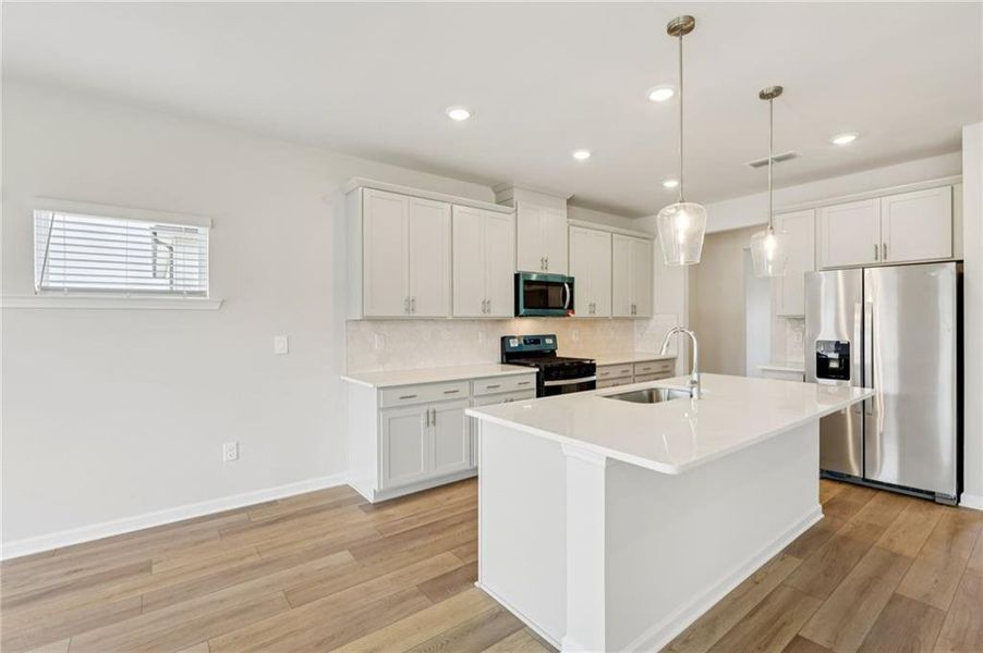 Furnished interior view inside a new home in Preserve at Mountain Creek, Pendergrass (Image 12).
