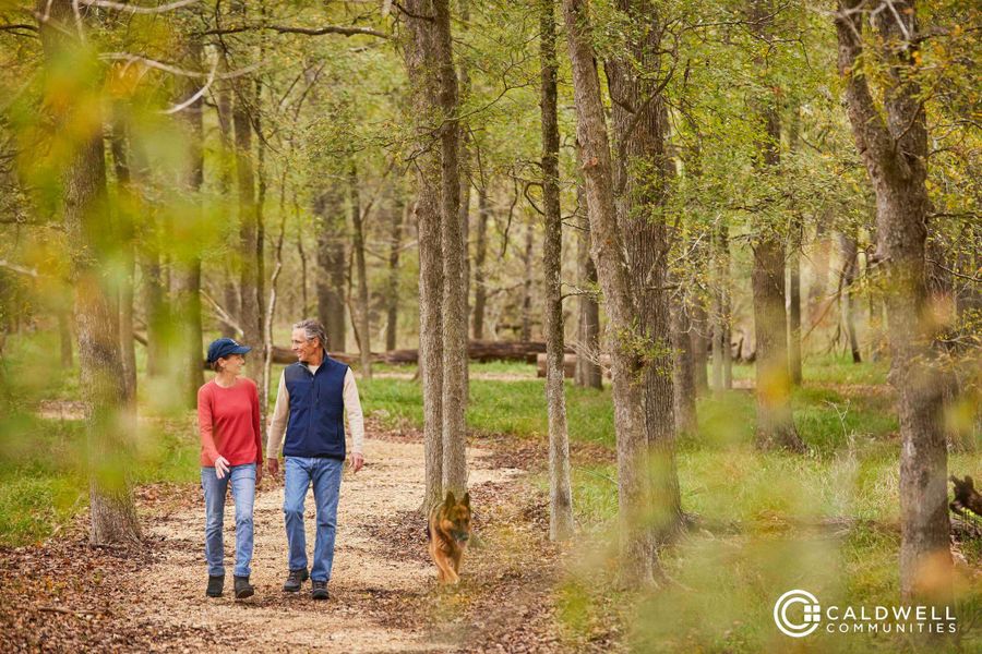 Walking trails throughout the community. Walking trails throughout the community.