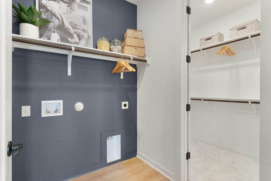 Furnished interior view inside a new home in Lariat, Liberty Hill (Image 14).