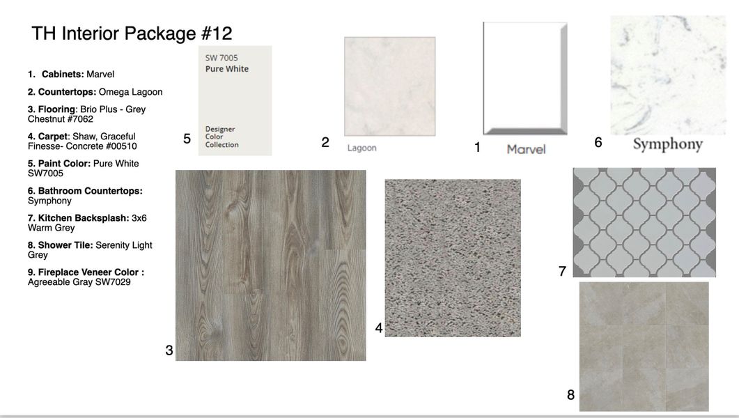 Sample of building materials used in homes in Heath Golf and Yacht Club, Heath (Image 8). Sample of building materials used in homes in Heath Golf and Yacht Club, Heath (Image 8).