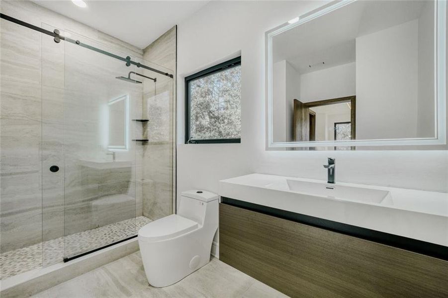 Furnished interior view inside a new home in , Atlanta (Image 14). Furnished interior view inside a new home in , Atlanta (Image 14).