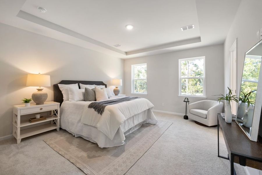 Representative furnished interior of a home built from the Ivy by Beazer Homes in The Oaks, Goose Creek (Image 11).