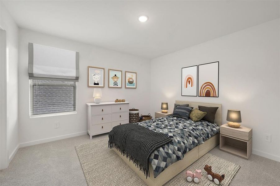 Furnished interior view inside a new home in Aspire at Reunion, Newark (Image 16).