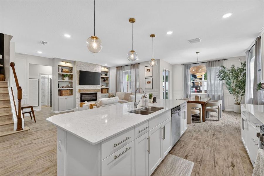 Furnished interior view inside a new home in Summerbrooke, Mount Dora (Image 49).