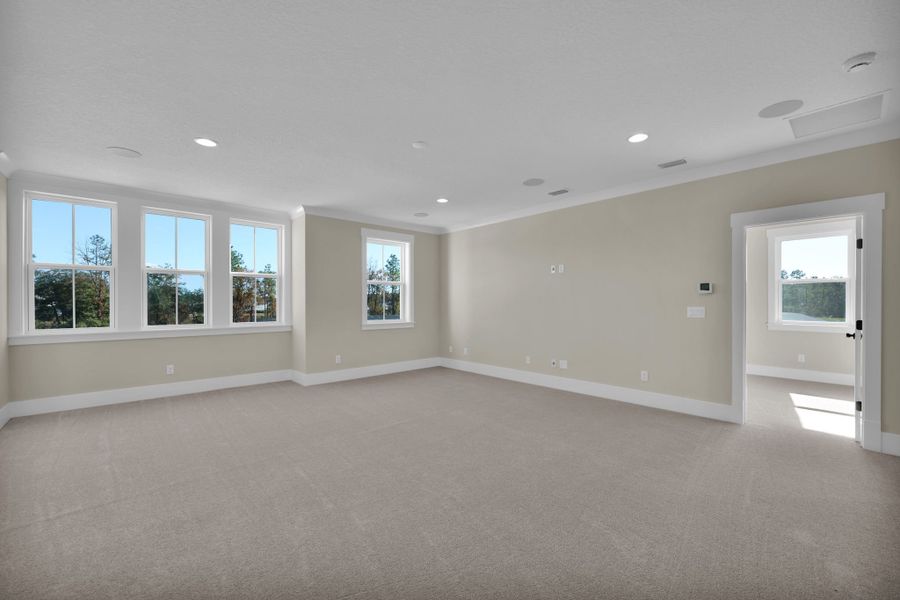 Representative unfurnished interior of a home built from the Seaside by Riverside Homes in Hidden Creek at SilverLeaf, St. Augustine (Image 98). Representative unfurnished interior of a home built from the Seaside by Riverside Homes in Hidden Creek at SilverLeaf, St. Augustine (Image 98).