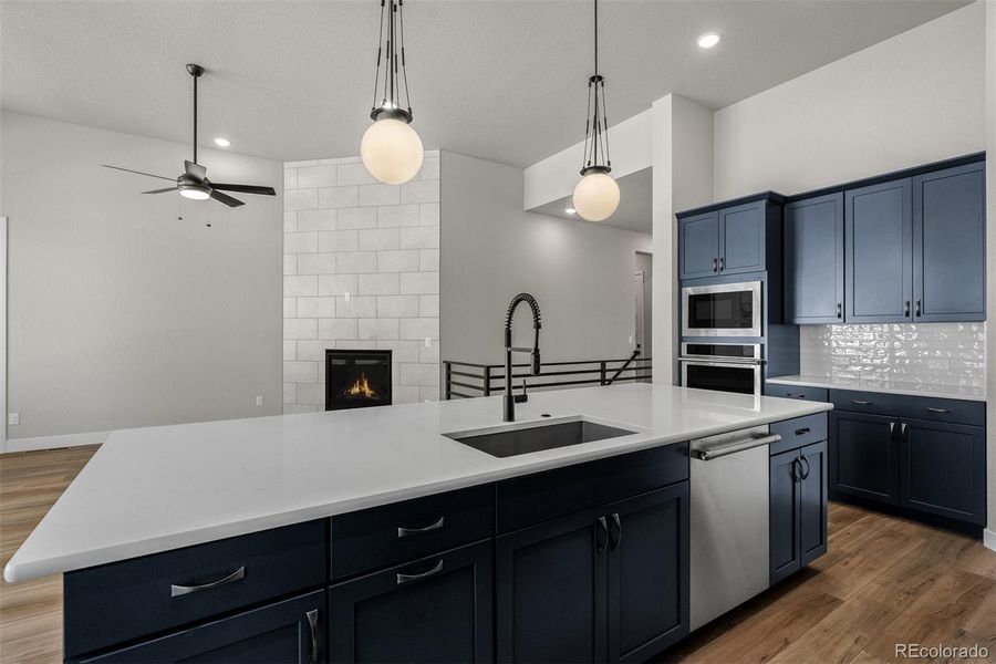 Furnished interior view inside a new home in Cloverleaf – Mountainview Collection, Monument (Image 9).