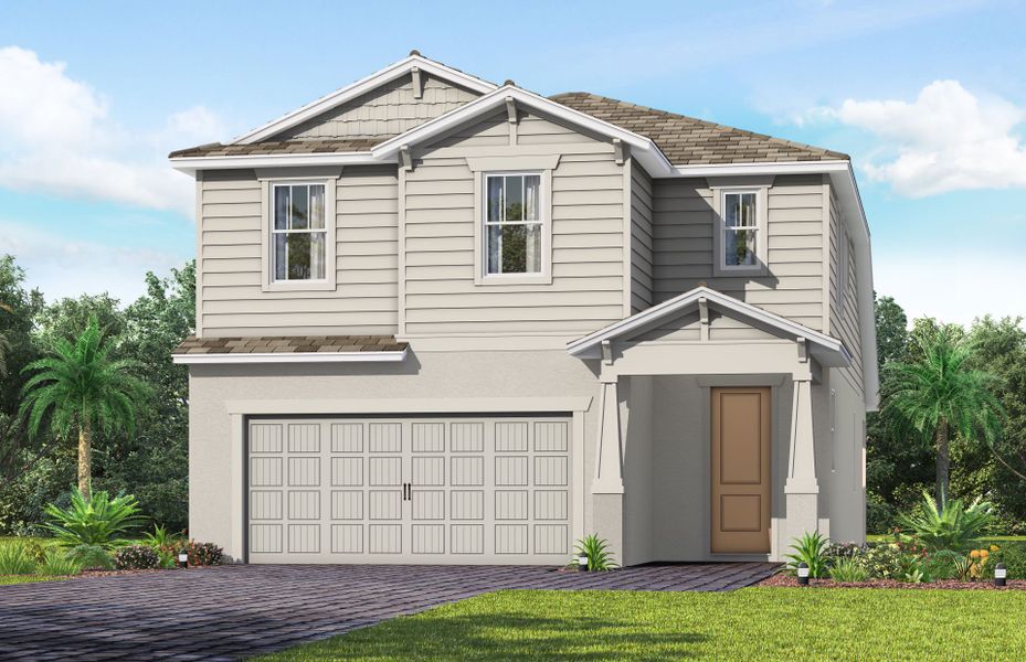 Representative exterior photo of a completed home built from the Seaport by Pulte Homes in SeaFlower, Bradenton, FL (Image 31).