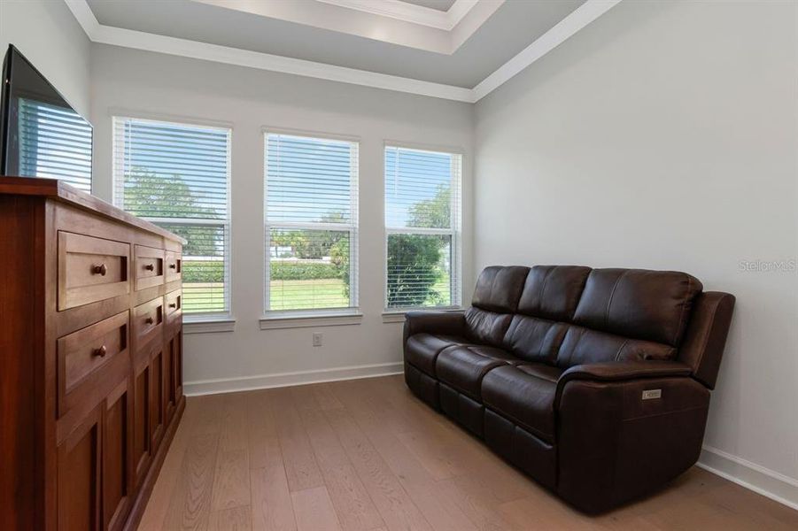 Furnished interior view inside a new home in River's Edge, Wesley Chapel (Image 37).