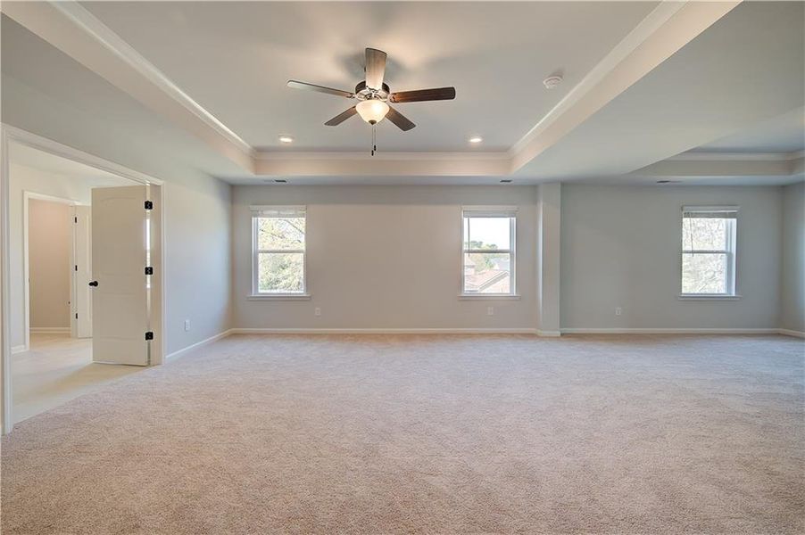 Spacious, unfurnished interior of a new home in Cambria at Traditions, Hampton (Image 34). Spacious, unfurnished interior of a new home in Cambria at Traditions, Hampton (Image 34).