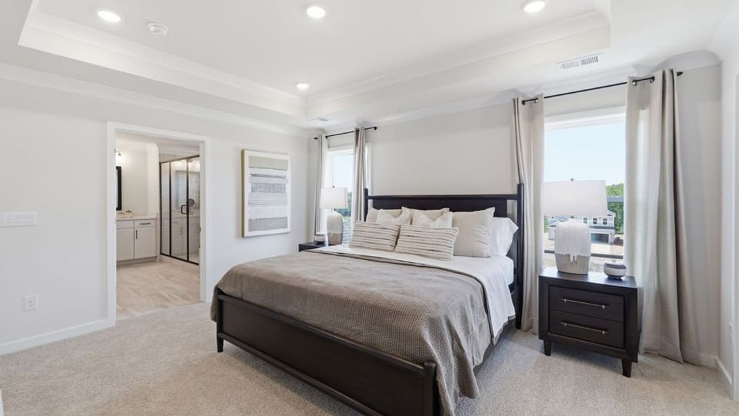 Furnished interior view inside a new home in Adams Glen, Greenville (Image 42).