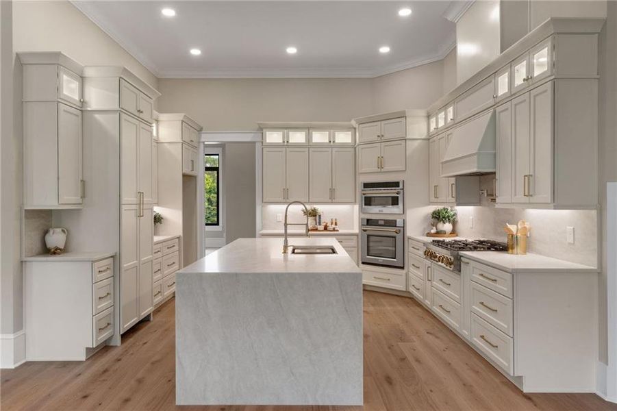 Furnished interior view inside a new home in , Canton (Image 55).