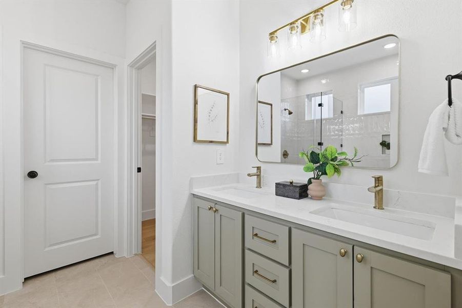 Furnished interior view inside a new home in , Fort Worth (Image 17).