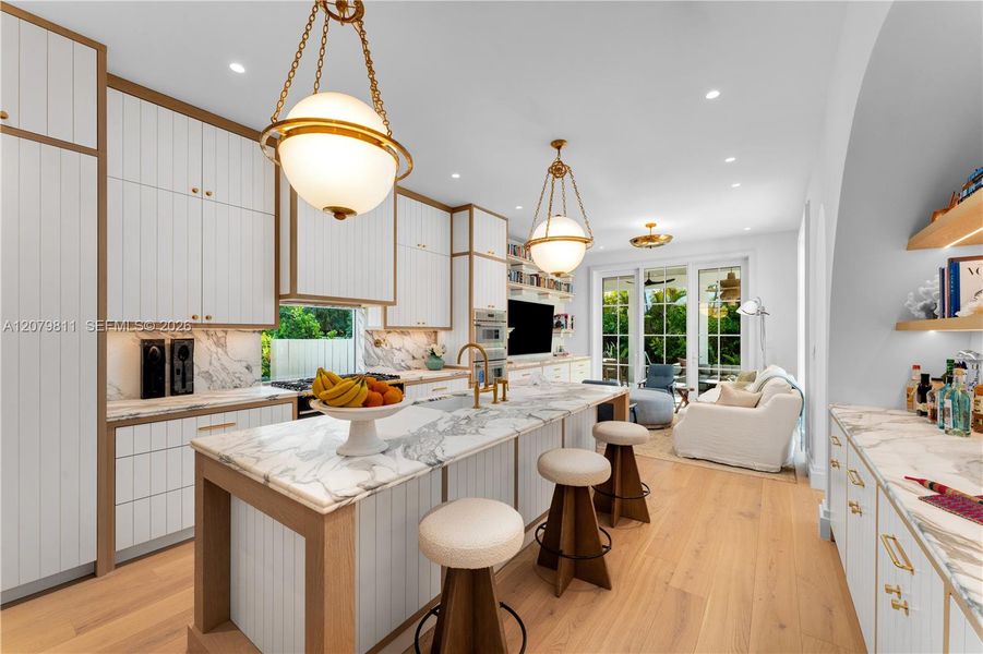 Furnished interior view inside a new home in , Key Biscayne (Image 7). Furnished interior view inside a new home in , Key Biscayne (Image 7).