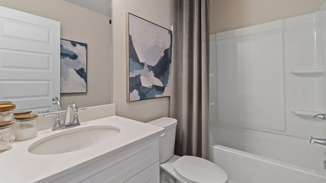 Representative furnished interior of a home built from the McKinley II by DRB Homes in Northcroft, Loganville (Image 27).