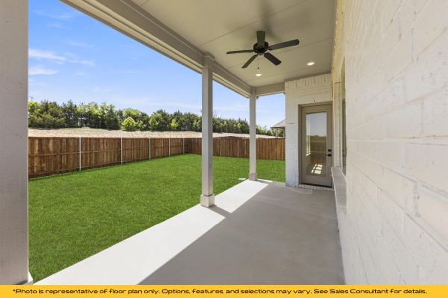 Representative exterior details of a home built from the The Barbados by Stonefield Homes in The Highlands, Rockwall (Image 36).