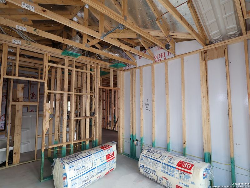 In-progress construction of a new home in Greenspoint Heights, Seguin, TX (Image 35).