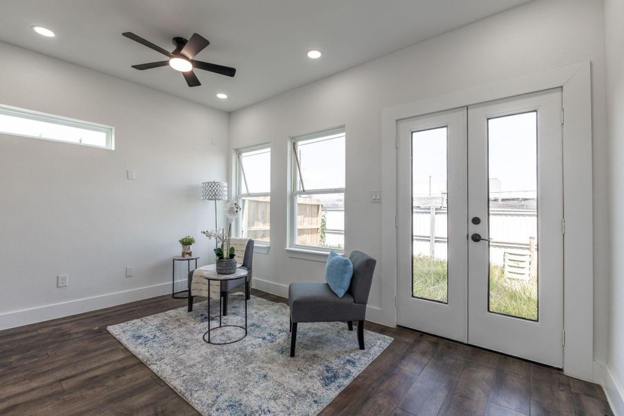 Furnished interior view inside a new home in , Spring (Image 8).