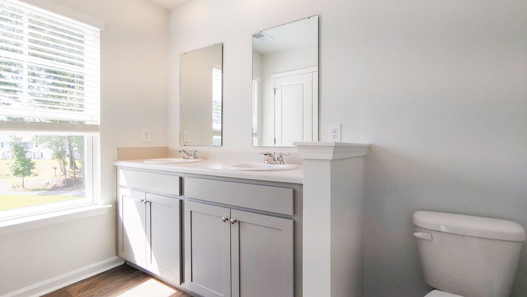 Representative furnished interior of a home built from the RICHBURG by D.R. Horton in Garbon Fields, Summerville (Image 10).