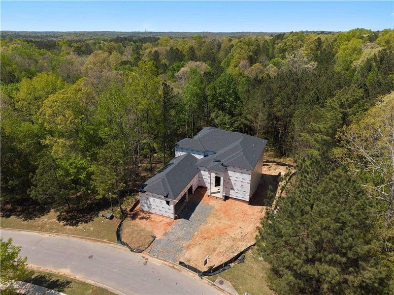 Front exterior of a new home in , Fairburn, GA, highlighting curb appeal (Image 10).
