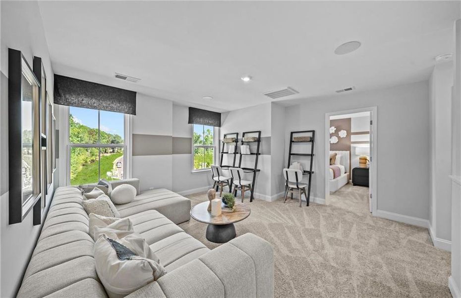Furnished interior view inside a new home in Linden Grove, Powder Springs (Image 6).