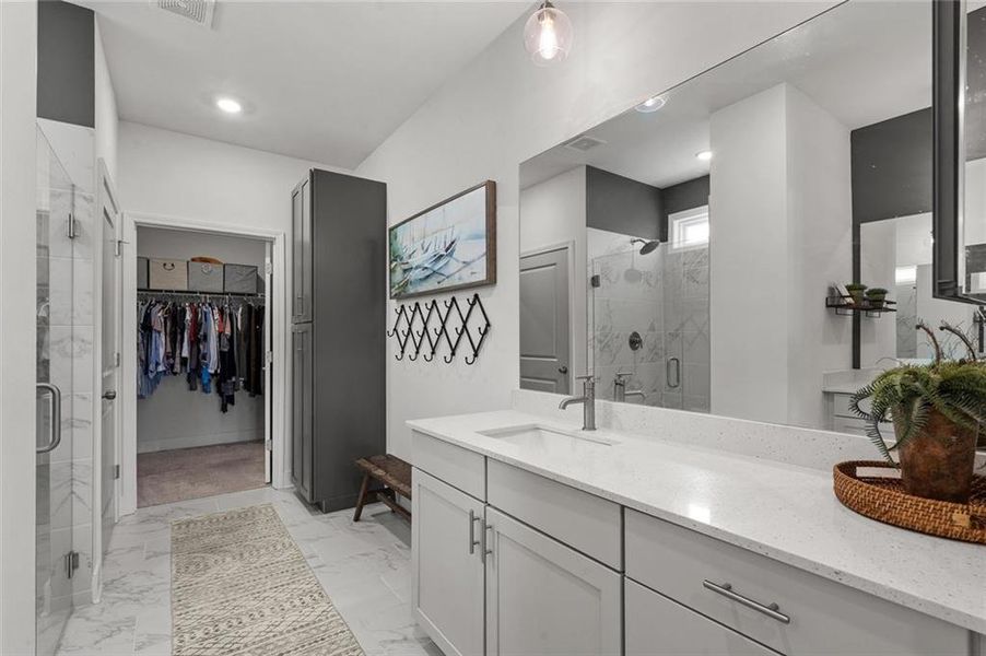Furnished interior view inside a new home in , Canton (Image 18).