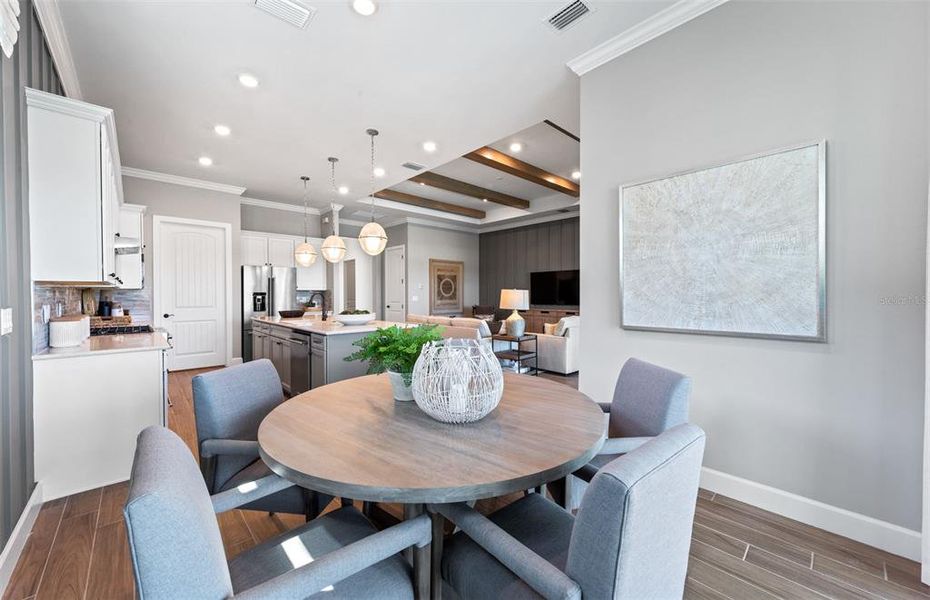 Furnished interior view inside a new home in BeachWalk by Manasota Key, Englewood (Image 19).