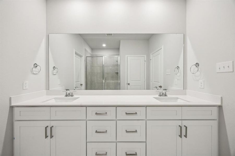 Furnished interior view inside a new home in Santorini, Seagoville (Image 5).