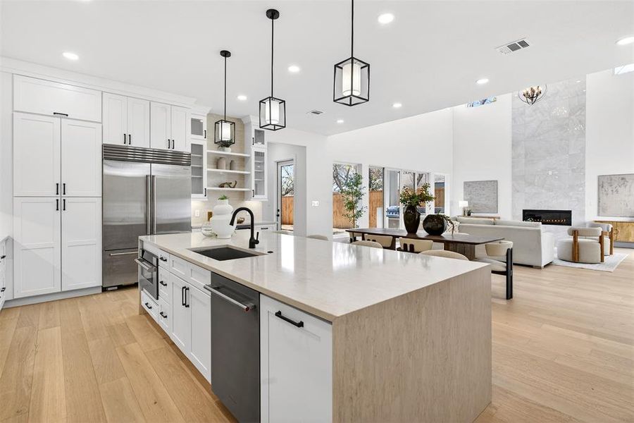 Furnished interior view inside a new home in , Dallas (Image 17).