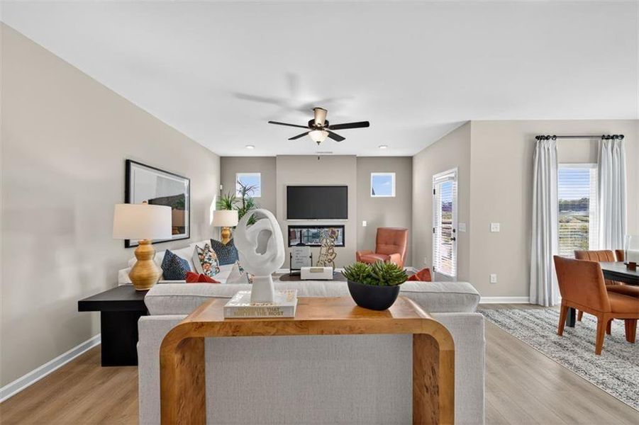 Furnished interior view inside a new home in Hillcrest Park, Ringgold (Image 36).