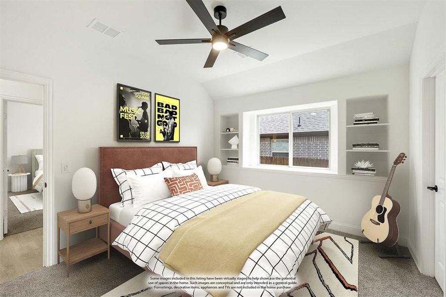 Furnished interior view inside a new home in Trees Farm, DeSoto (Image 16). Furnished interior view inside a new home in Trees Farm, DeSoto (Image 16).