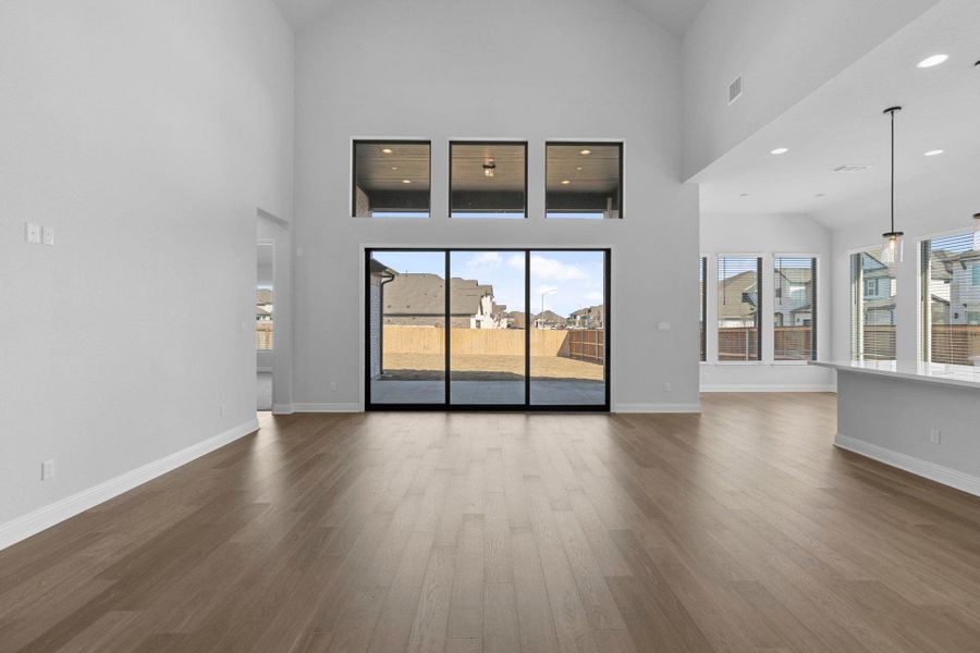 Family Room with soaring ceiling Family Room with soaring ceiling