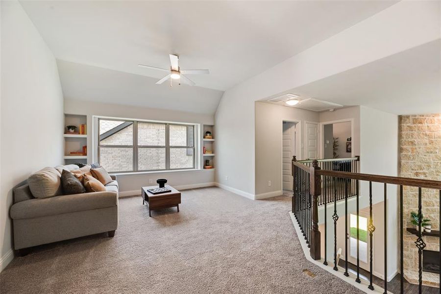 Furnished interior view inside a new home in Mercer Meadows, Royse City (Image 23).