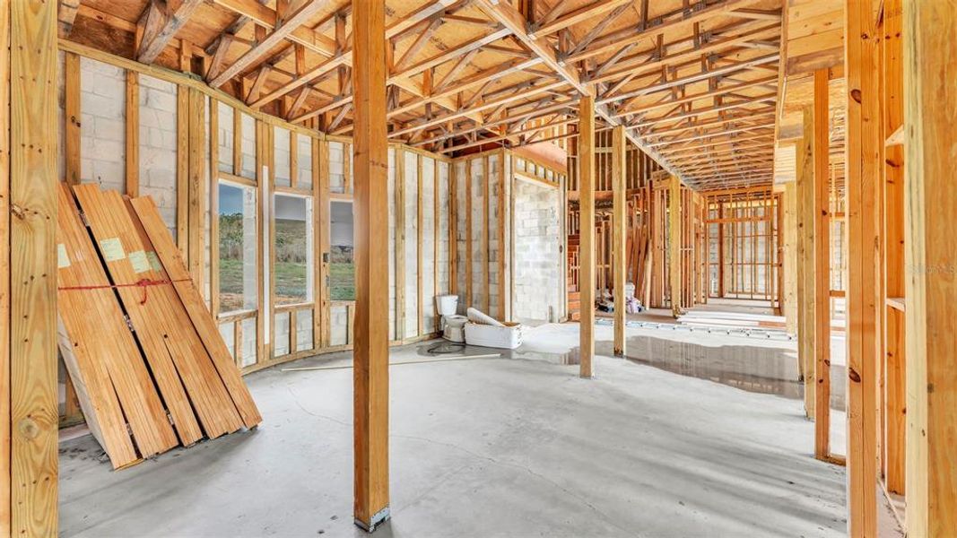 In-progress construction of a new home in , Haines City, FL (Image 9). In-progress construction of a new home in , Haines City, FL (Image 9).