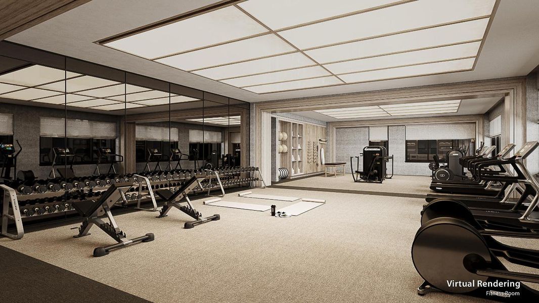Fitness Center Rendering